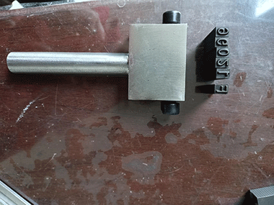 Custom Steel Type Holder